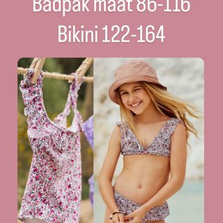 Bikini en badpak van Kidsonly#zomer #strand #zwembad #badpak #bikini #kidsonly_b2b_nld #piekaaboe #delftcentrum