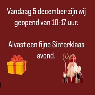 5 december geopend van 10-17 uur. #sinterklaasavond #piekaaboe  #vrouwenregtdelft #achterdenieuwekerk #leukstegrachtjevandelft #lokaalwinkelen #koopklein #delft #delfgauw #pijnacker #nootdorp #denhoorn #rijswijk #rijswijkbuiten #denhaag #ypenburg #voorbur